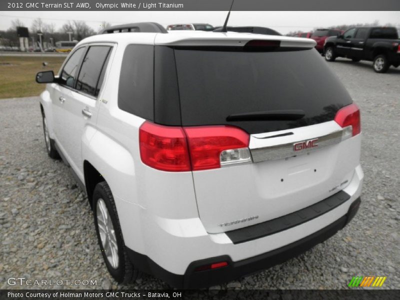 Olympic White / Light Titanium 2012 GMC Terrain SLT AWD