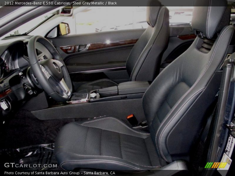  2012 E 550 Cabriolet Black Interior