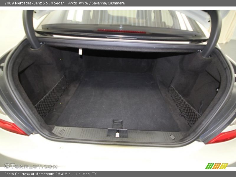 Arctic White / Savanna/Cashmere 2009 Mercedes-Benz S 550 Sedan