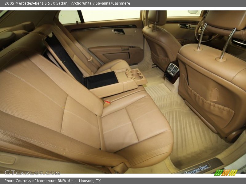 Arctic White / Savanna/Cashmere 2009 Mercedes-Benz S 550 Sedan