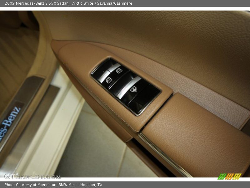 Arctic White / Savanna/Cashmere 2009 Mercedes-Benz S 550 Sedan