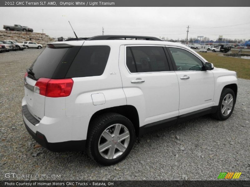 Olympic White / Light Titanium 2012 GMC Terrain SLT AWD