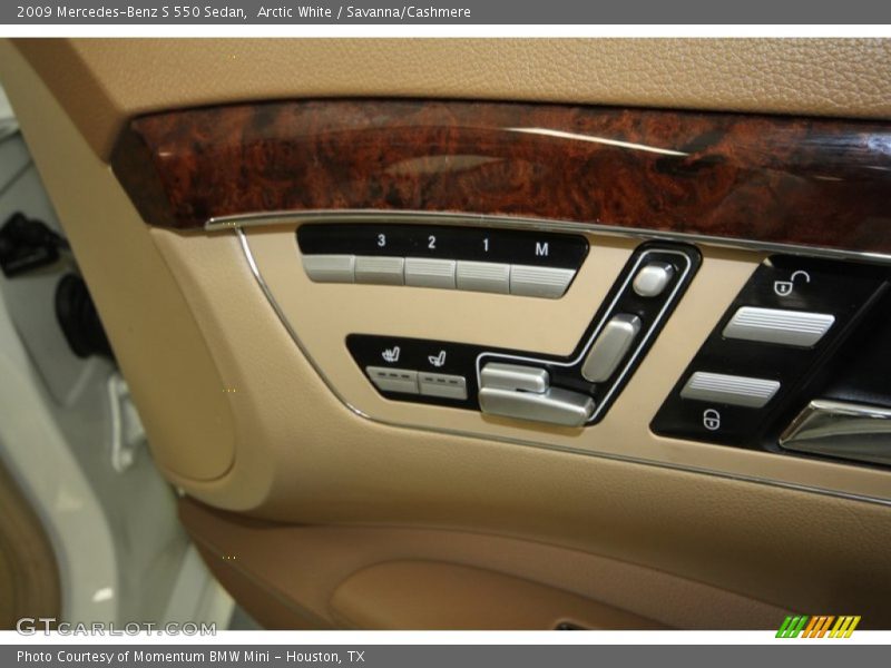 Arctic White / Savanna/Cashmere 2009 Mercedes-Benz S 550 Sedan