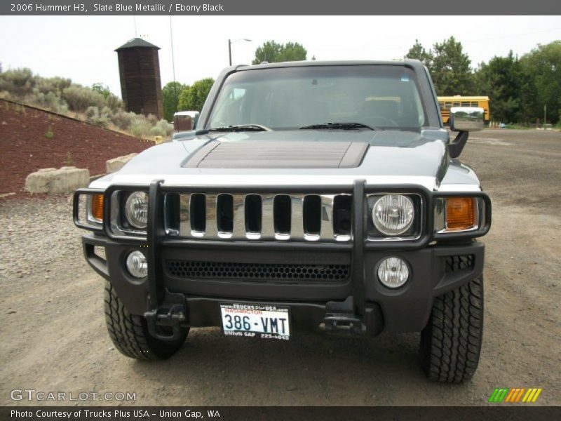 Slate Blue Metallic / Ebony Black 2006 Hummer H3