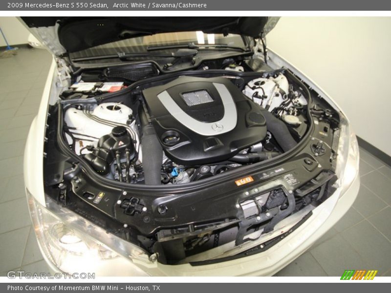 Arctic White / Savanna/Cashmere 2009 Mercedes-Benz S 550 Sedan