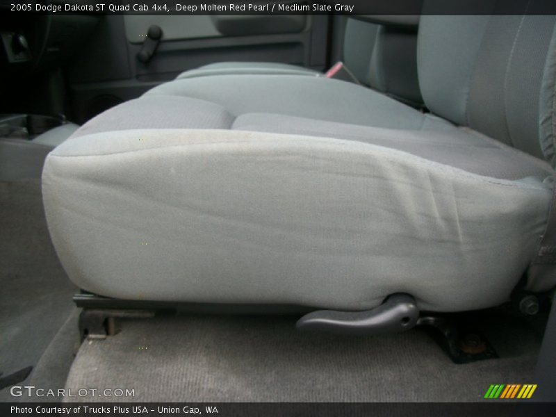 Deep Molten Red Pearl / Medium Slate Gray 2005 Dodge Dakota ST Quad Cab 4x4