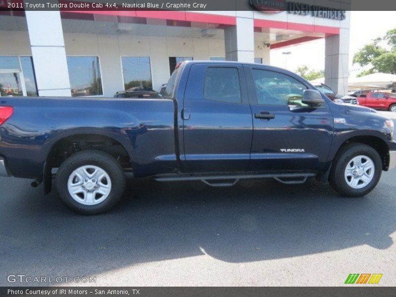 Nautical Blue / Graphite Gray 2011 Toyota Tundra Double Cab 4x4