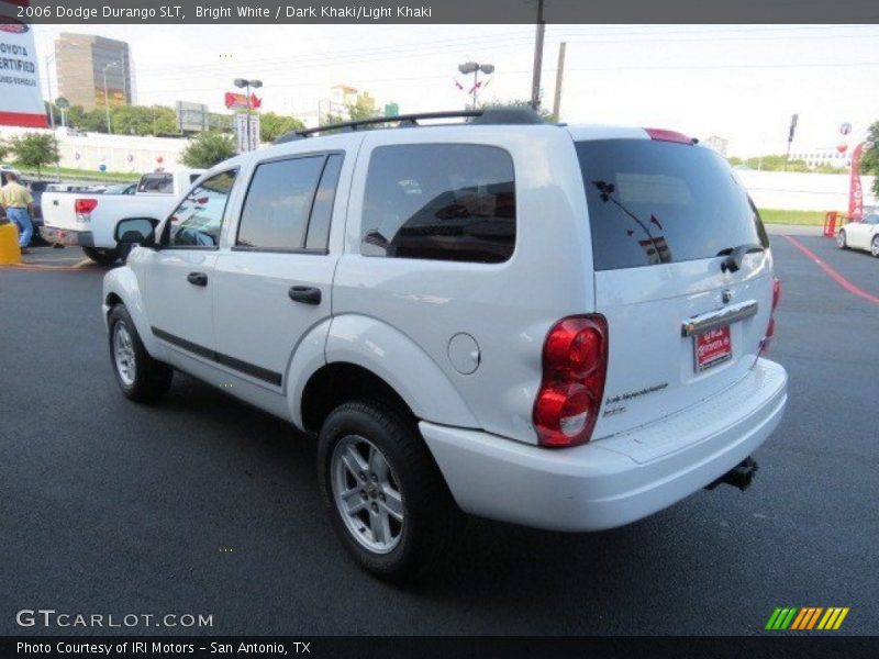 Bright White / Dark Khaki/Light Khaki 2006 Dodge Durango SLT