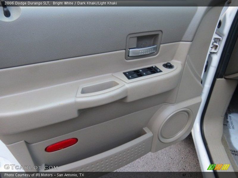 Bright White / Dark Khaki/Light Khaki 2006 Dodge Durango SLT