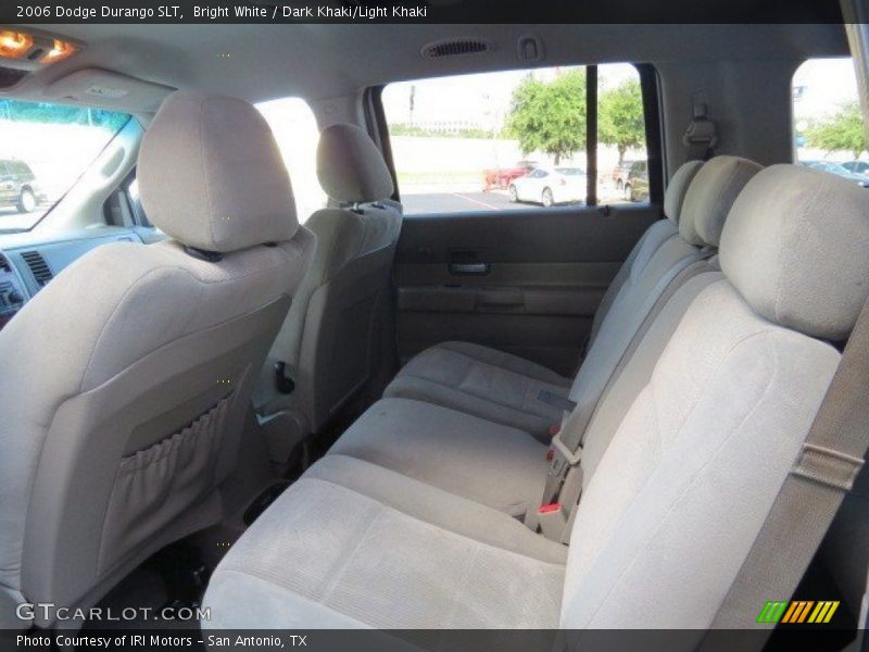 Bright White / Dark Khaki/Light Khaki 2006 Dodge Durango SLT