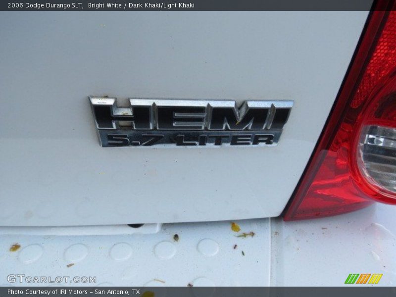 Bright White / Dark Khaki/Light Khaki 2006 Dodge Durango SLT