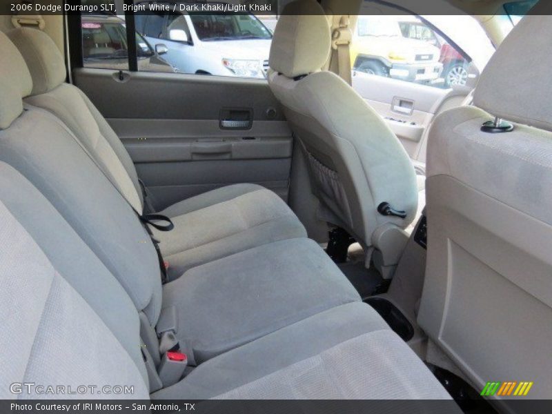 Bright White / Dark Khaki/Light Khaki 2006 Dodge Durango SLT