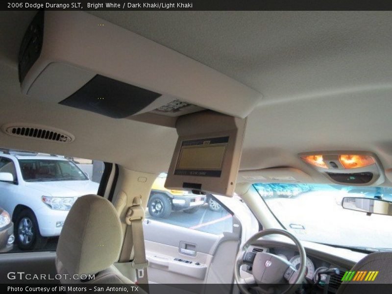 Bright White / Dark Khaki/Light Khaki 2006 Dodge Durango SLT