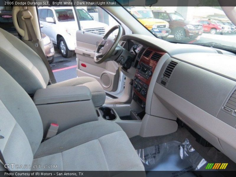 Bright White / Dark Khaki/Light Khaki 2006 Dodge Durango SLT