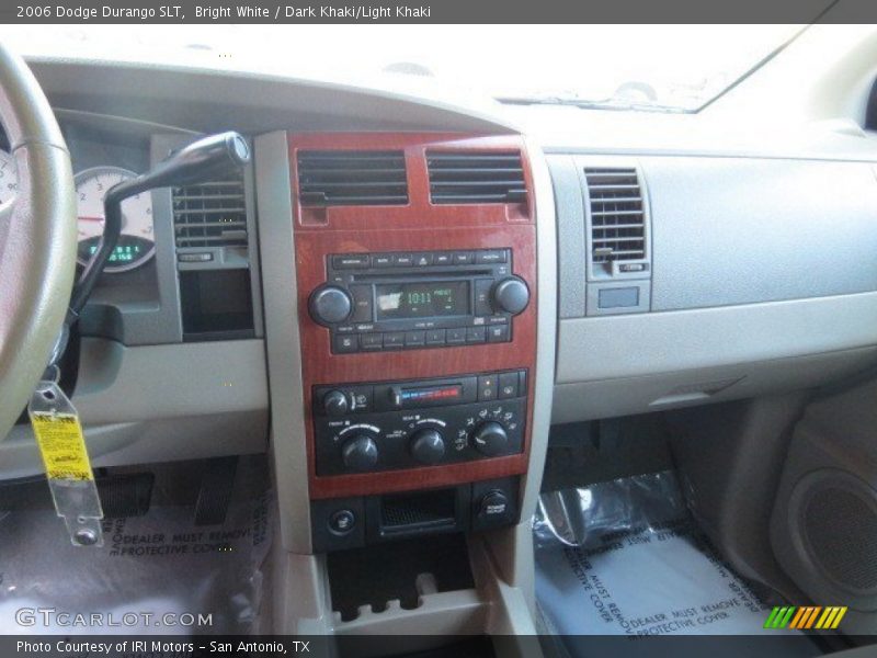 Bright White / Dark Khaki/Light Khaki 2006 Dodge Durango SLT