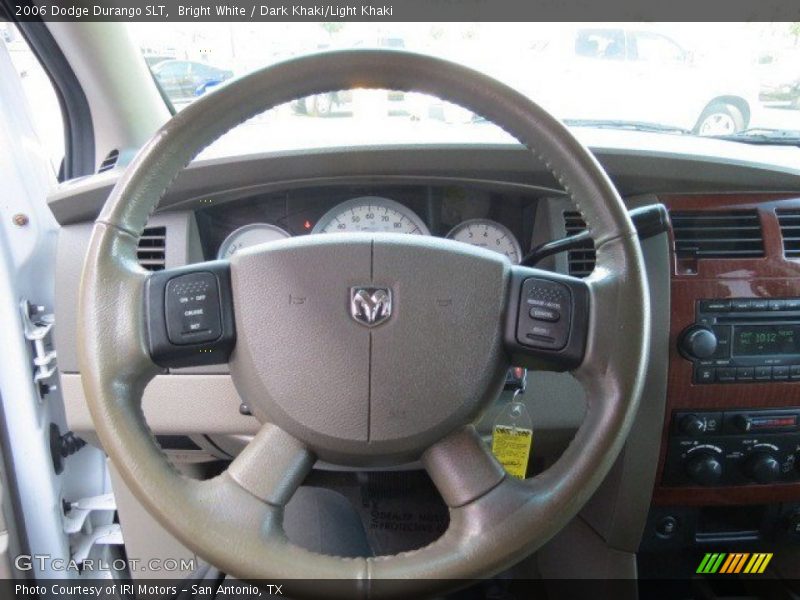 Bright White / Dark Khaki/Light Khaki 2006 Dodge Durango SLT