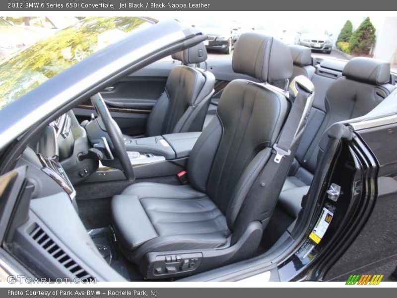 Front Seat of 2012 6 Series 650i Convertible