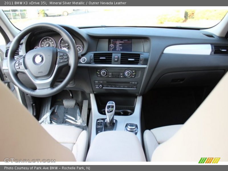 Mineral Silver Metallic / Oyster Nevada Leather 2011 BMW X3 xDrive 35i