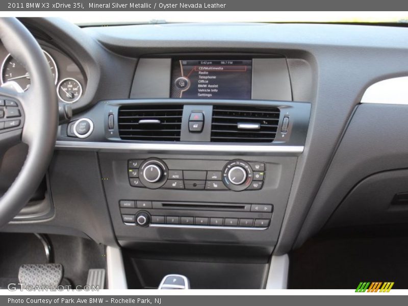 Mineral Silver Metallic / Oyster Nevada Leather 2011 BMW X3 xDrive 35i