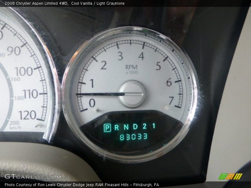 Cool Vanilla / Light Graystone 2008 Chrysler Aspen Limited 4WD