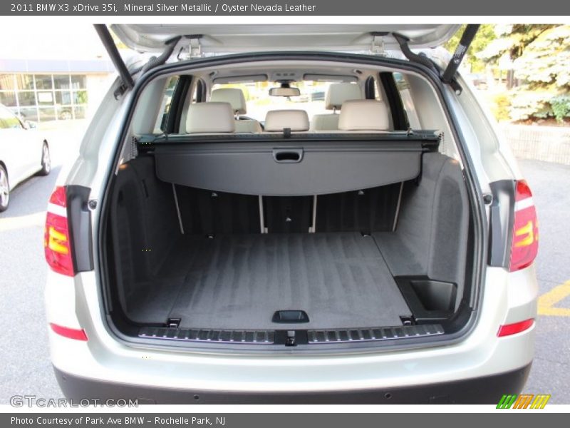 Mineral Silver Metallic / Oyster Nevada Leather 2011 BMW X3 xDrive 35i