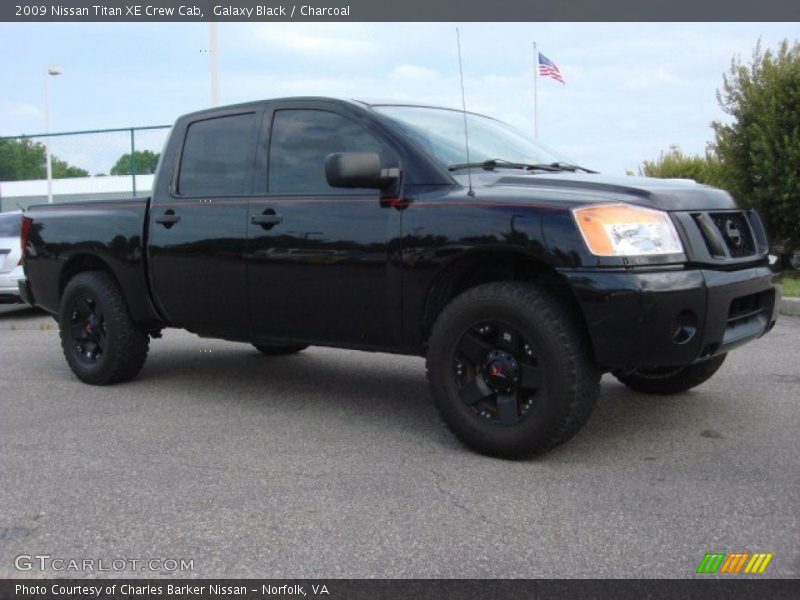 Galaxy Black / Charcoal 2009 Nissan Titan XE Crew Cab