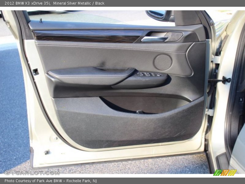 Mineral Silver Metallic / Black 2012 BMW X3 xDrive 35i