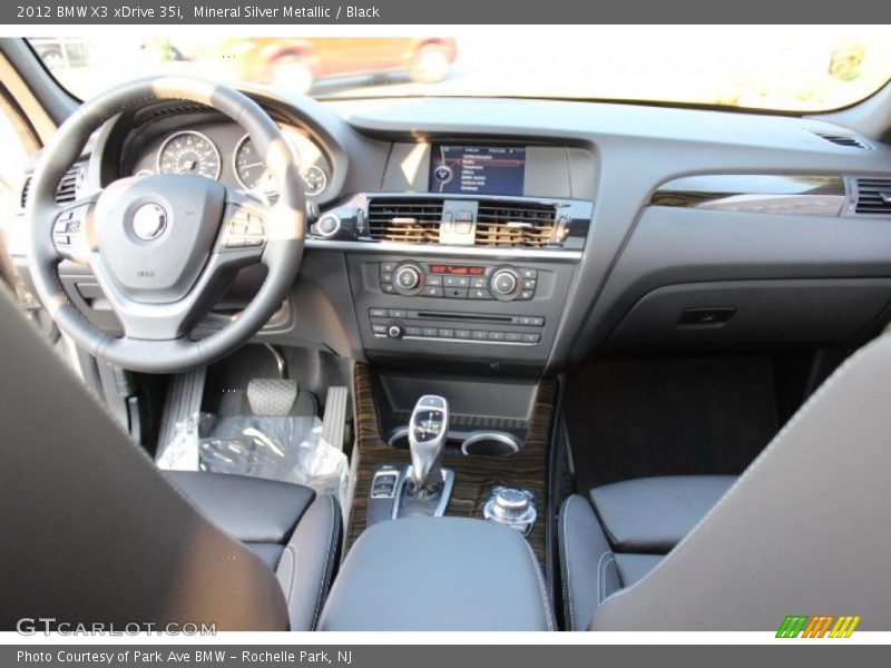 Mineral Silver Metallic / Black 2012 BMW X3 xDrive 35i