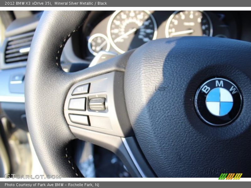 Mineral Silver Metallic / Black 2012 BMW X3 xDrive 35i