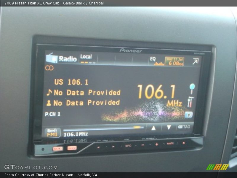 Galaxy Black / Charcoal 2009 Nissan Titan XE Crew Cab