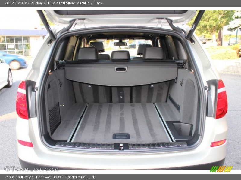 Mineral Silver Metallic / Black 2012 BMW X3 xDrive 35i