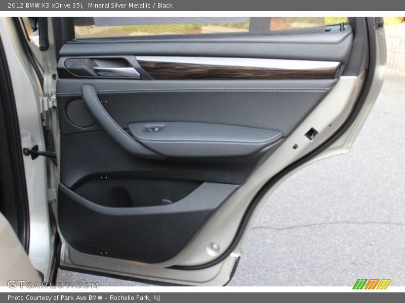 Mineral Silver Metallic / Black 2012 BMW X3 xDrive 35i
