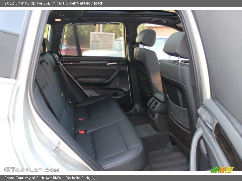Mineral Silver Metallic / Black 2012 BMW X3 xDrive 35i