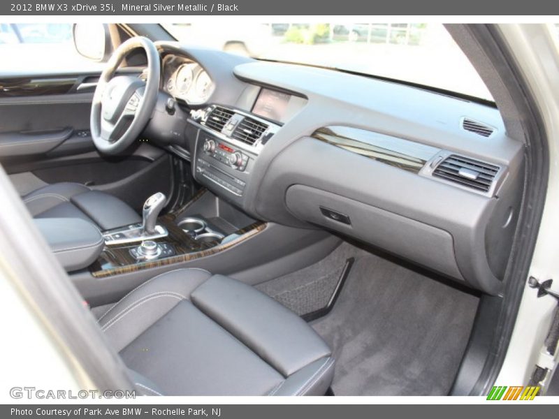 Mineral Silver Metallic / Black 2012 BMW X3 xDrive 35i