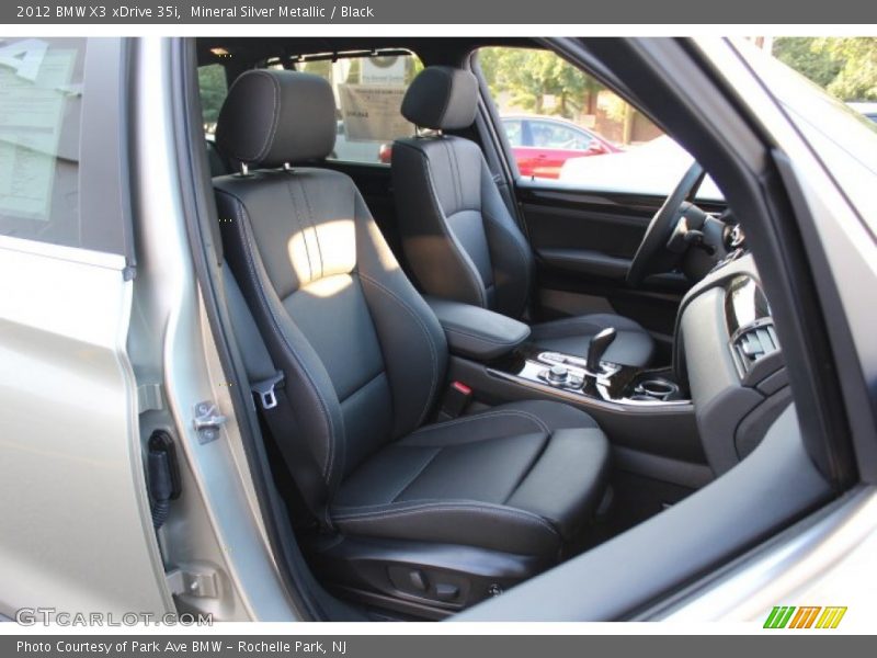 Mineral Silver Metallic / Black 2012 BMW X3 xDrive 35i