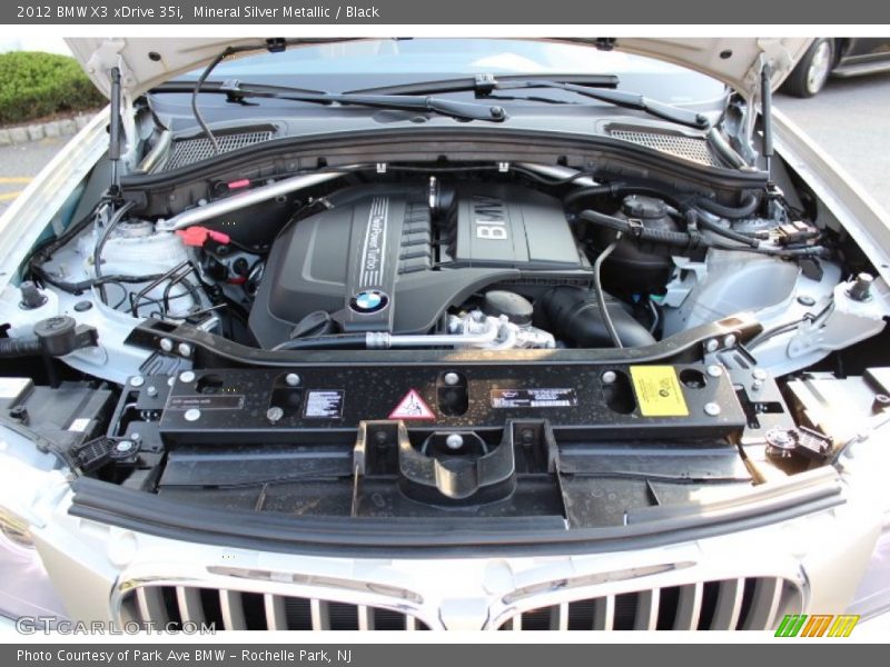 Mineral Silver Metallic / Black 2012 BMW X3 xDrive 35i