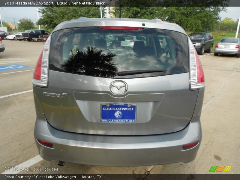 Liquid Silver Metallic / Black 2010 Mazda MAZDA5 Sport