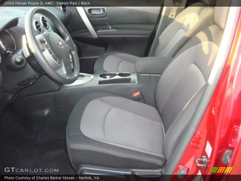 Venom Red / Black 2009 Nissan Rogue SL AWD