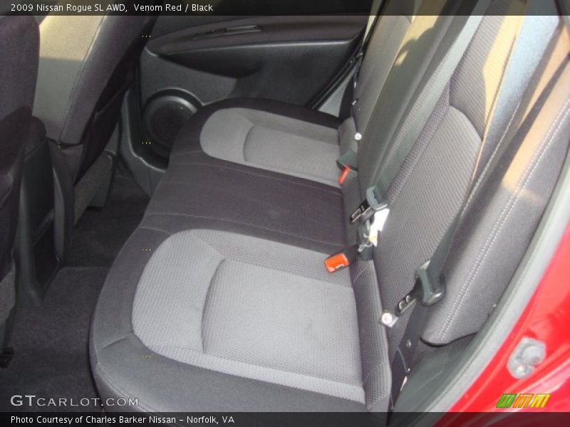 Venom Red / Black 2009 Nissan Rogue SL AWD