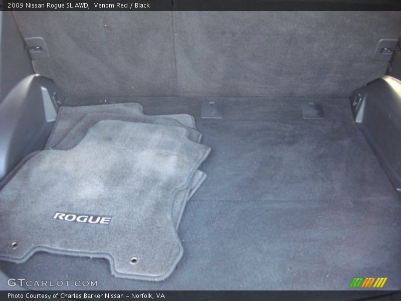 Venom Red / Black 2009 Nissan Rogue SL AWD