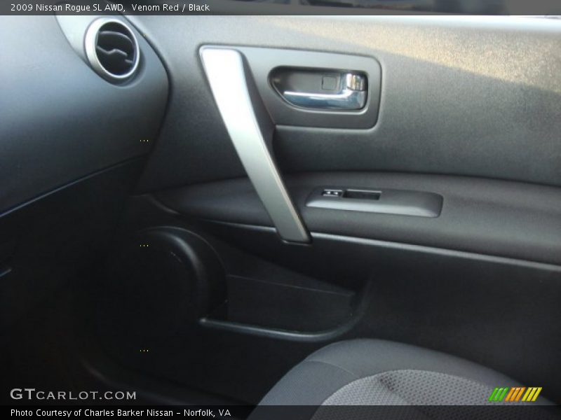 Venom Red / Black 2009 Nissan Rogue SL AWD