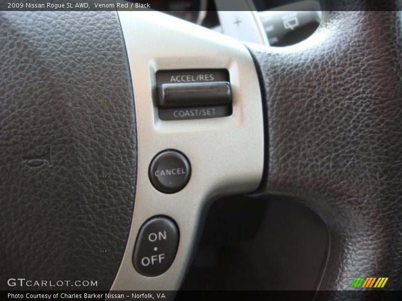 Venom Red / Black 2009 Nissan Rogue SL AWD