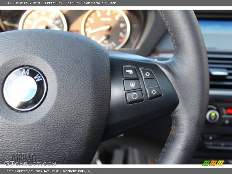 Titanium Silver Metallic / Black 2012 BMW X5 xDrive35i Premium