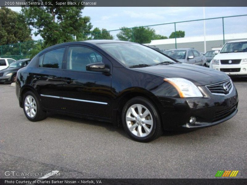 Super Black / Charcoal 2010 Nissan Sentra 2.0 SL
