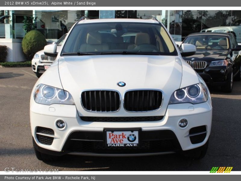 Alpine White / Sand Beige 2012 BMW X5 xDrive35i