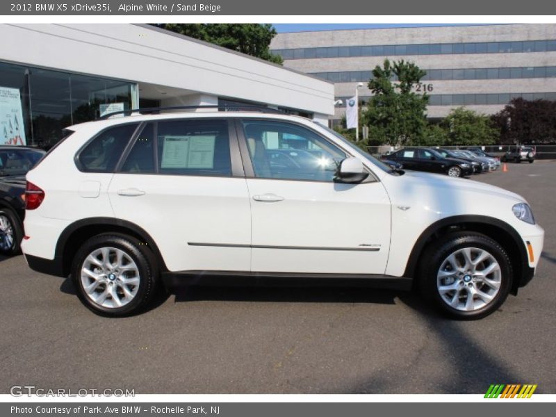 Alpine White / Sand Beige 2012 BMW X5 xDrive35i