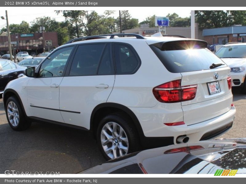 Alpine White / Sand Beige 2012 BMW X5 xDrive35i