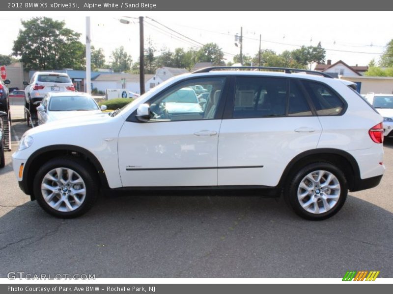 Alpine White / Sand Beige 2012 BMW X5 xDrive35i