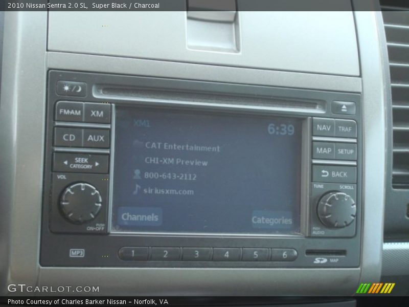 Super Black / Charcoal 2010 Nissan Sentra 2.0 SL