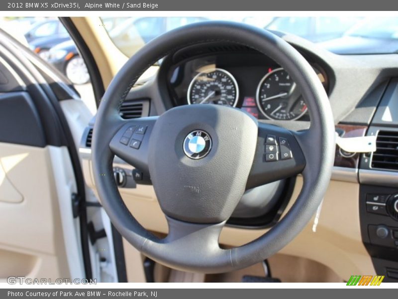 Alpine White / Sand Beige 2012 BMW X5 xDrive35i